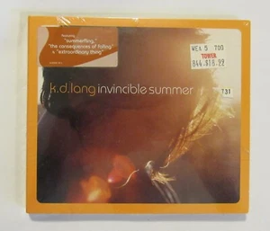 K.D. LANG - INVINCIBLE SUMMER (CD) New Sealed W/hype Sticker - Picture 1 of 2