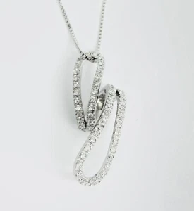 Collana Donna Argento Pendente Zirconi _ARC004 - Foto 1 di 2