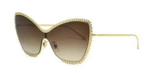 occhiali da sole donna Dolce e Gabbana grandi DG 2240 occhi di gatto sfumati - Foto 1 di 4
