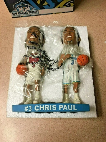 GORGEOUS CHRIS PAUL NEW ORLEANS HORNETS BUCCANEERS DOUBLE BOBBLEHEAD VINTAGE Cover