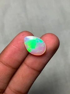3.40 CT Pear Shape Ethiopian Opal Gemstone Natural Welo Fire Opal Birthstone - Picture 1 of 4