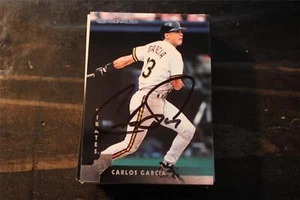 TARJETA AUTOGRAFIADA DE CARLOS GARCIA PIRATAS DE PITTSBURGH - Imagen 1 de 1
