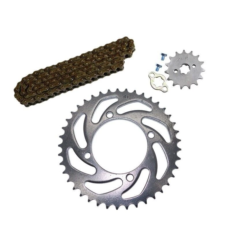 428 Chain 108L +Front  Rear Sprocket For PIT Dirt Bike 110cc 125cc 140cc SSR - image 1 of 4