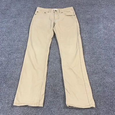 Levi's 511 Jeans Boys 16 Beige Denim Slim Fit Straight Leg Stretch 28x28 School - Image 1 of 4