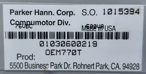 1PC NEW Parker OEM770T Compumotor Servo Drive - Picture 1 of 2