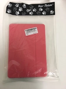 Bear Motion Apple iPad AIr 2 Slim-Fit Tablet Stand Book Folio Case Cover Pink - Picture 1 of 2