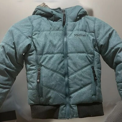 Marmot Girl  Insulated Jacket Waterproof Dark Green Size S - Image 1 of 4