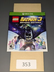 Lego Batman 3: Beyond Gotham (Microsoft Xbox One, 2014) **MANUAL ONLY** - Bild 1 von 1