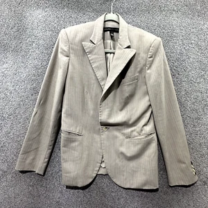 Ralph Lauren Black Label Blazer Jacket Women 10 Tan Single Button Wool - Picture 1 of 16