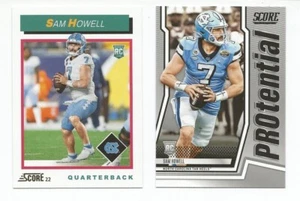 2022 Sam Howell Score rookie card lot - #TB4 1992 Throwback Rookie & Protential! - Picture 1 of 2