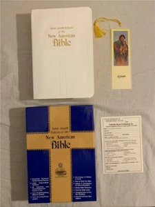 Saint Joseph Edition of the New American Bible BOX SET w/ Bookmark - Picture 1 of 3
