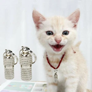 2x Dog Tag ID Tags for Dogs/Cats Custom Pet Pendant Barrel Tube Tag Dog Name Tag - Picture 1 of 7