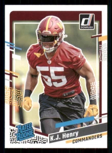 2023 Donruss #400 K.J. Henry RR RC - Picture 1 of 2