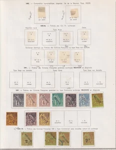 REUNION 1891/ 1943 159 STAMPS - Picture 1 of 8