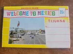 Welcome To Tijuana Mexico-Street Scenes Vintage 1970's Souvenir Folder - Picture 1 of 6