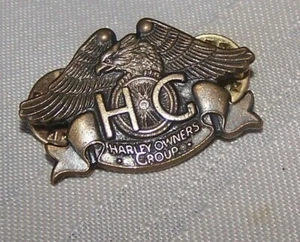 Harley Davidson 1983 Harley Owners Group H.O.G. PIN CHALECO - Imagen 1 de 2