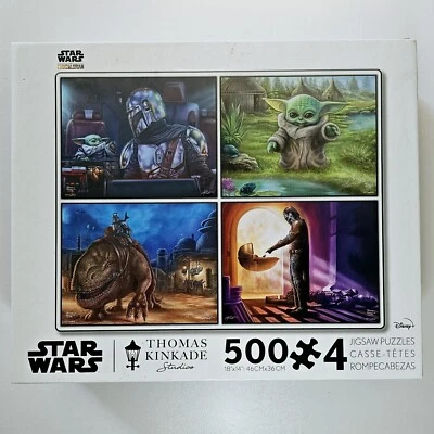 Ceaco - 4 in 1 Multipack - Thomas Kinkade - Mandalorian Collection COMPLETE - Image 1 of 3