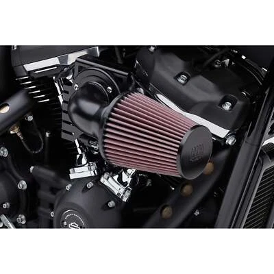 COBRA 1010-3131 606-0104-06B-SB Cone Air Intake - Black - Softail - Image 1 of 4