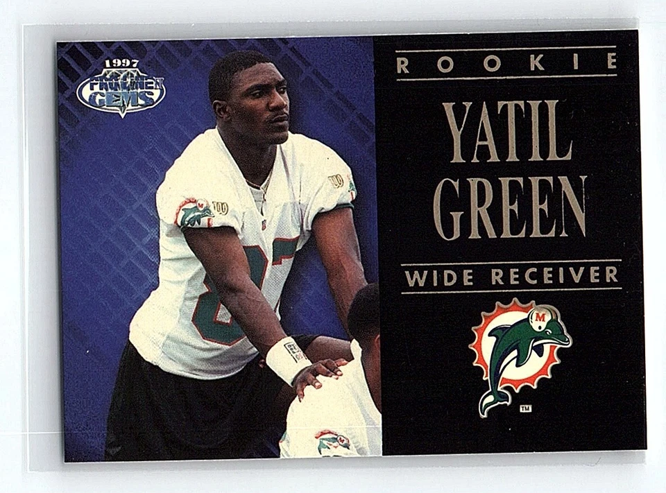 1997 Score Board Rookie Yatil Green Rookie Miami Dolphins #80 - Image 1 of 2