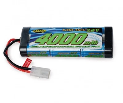 Racing Akku Pack 7,2V 4000mAh NiMH Carson 500608225 Inline mit Tamiya Stecker - Bild 1 von 2