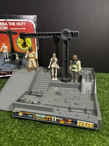 Kenner Vintage Star Wars Jabba the Hutt Dungeon 1983 (w/Nikto, 8D8, Klaatu, BOX! - Picture 1 of 15