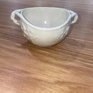 3. Mark Vintage Belleek Zuckerdose Schale 2 Henkel - Bild 1 von 7