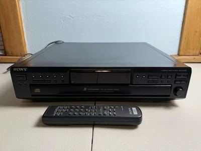 Sony CDP-CE345 5-Disc CD Changer and Player with OEM Remote - Image 1 of 4