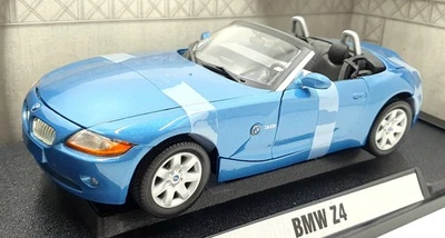 Motor Max 1/18 Scale Diecast 73144 - BMW Z4 Roadster - Blue - Image 1 of 4