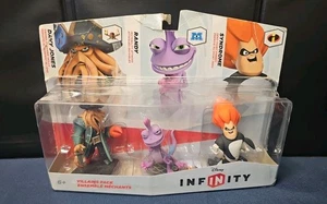 Disney Infinity - Pack de 3 Villanos - Davy Jones, Randy, Síndrome NUEVA CAJA DAÑADA  - Imagen 1 de 5