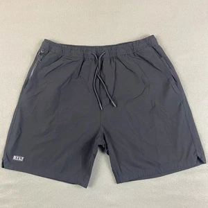 BYLT Shorts Mens XXL Black Bios Active Gym Nylon Stretch Performance - Picture 1 of 12