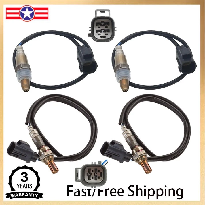 For Jaguar 2011-12 XF 2010-2013 XJ 5.0L V8 4x Upstream+Downstream Oxygen Sensor - Изображение 1 из 4