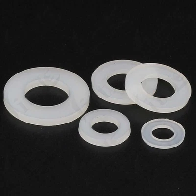 1-5mm Thick Flat Gasket Silicone Rubber Gasket Thick Sealing Ring 11-36 ID - Image 1 of 4