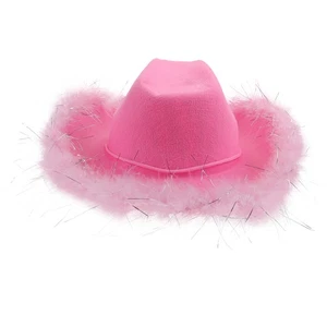 Western Cowboy Hat Cowgirl Party Headdress Man Child Style Costume - Picture 1 of 12