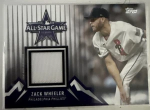 2021 Topps Update Series - All-Star Stitches Zack Wheeler #ASSC-ZW (MEM) - Picture 1 of 2