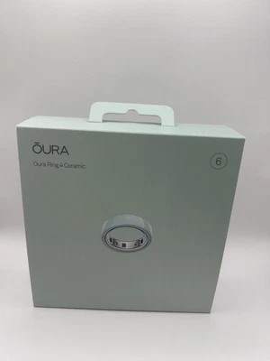 Oura Ring Gen 4 Size 6 Ceramic Tide Green |Brand new! - Image 1 of 2