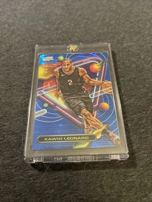 2023-24 Topps Cosmic Chrome - Kawhi Leonard #154 Blue Moon Refractor 22/99 - Image 1 of 3