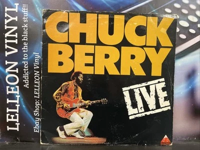Chuck Berry Chuck Berry Live LP Album Vinyl Record CBR1007 Rock N Roll 50’s - Image 1 of 4