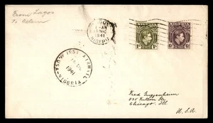 Mayfairstamps Nigeria Flight 1941 Lagos to Belem Cover aat_32377 - Foto 1 di 2