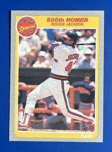 1985 Fleer Baseball Super Star Special Reggie Jackson 500th Homer #639 - Picture 1 of 2