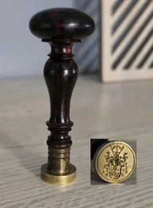 antike Petschaft Siegel Hansestadt TANGERMÜNDE um 1830 NETHE SACHSEN-ANHALT - Bild 1 von 6