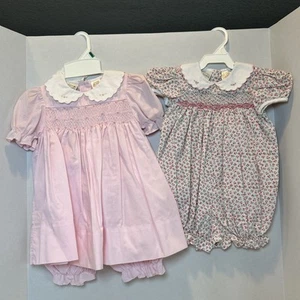Trajes vintage de reliquias de Polly Flinders para niñas de 24 meses y 9 meses - Imagen 1 de 24