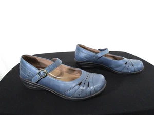 Scarpe basse Dansko Mathilda blu in pelle Mary Jane da donna 7,5 US/38 EU - Foto 1 di 11