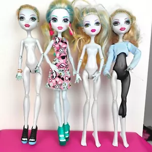 Lot 4 Monster High Doll Lagoona Blue - Foto 1 di 4