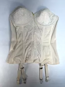 Bustier vintage anni 60 Dea ferretto con giarrettiere staccabili taglia media/36C - Foto 1 di 8