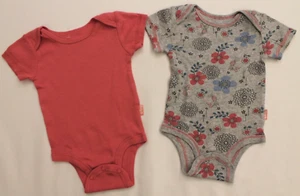 Niñas Disney 3 Meses 2 Bodys/Mono (rosa/Gris-Flores y Lechón) - Imagen 1 de 4
