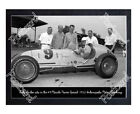 Historic Andy Linden sits in the #9 Miracle Power Special 1952 Indy Postcard 1