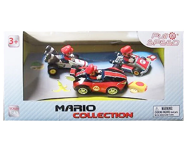 Stadlbauer HK Limited Mario 8 Pull & Speed Set 3 PC Toys Games