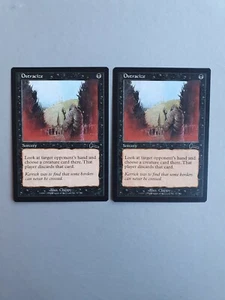 Ostracize x2, MTG Urza's Legacy (1999) Common Black Sorcery - Picture 1 of 2