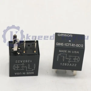 1Pcs new OMRON G8HE-1C7T-R1-DC12 5Pin 12VDC Relay 40A 12V G8HE1C7TR1DC12 - Picture 1 of 3