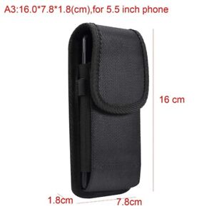 Phone Belt Pouch Case Vertical Holster Universal Flip Clip Holder For Cell Phone
